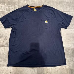Carhartt Force Relaxed Fit Navy Shirt